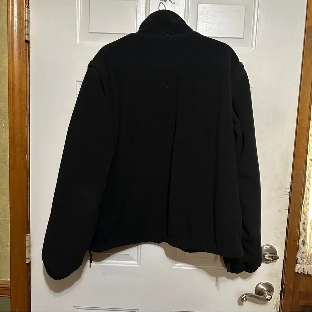 511 Tactical Jacket Mens XL Black Full Zip Detachable Sleeve Jacket Fleece Heavy - Picture 5 of 7